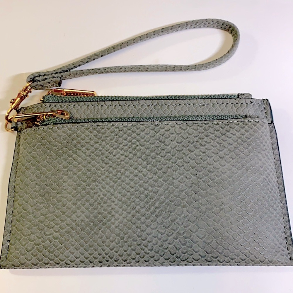 A New Day - Target Gray Wristlet Wallet Pouch